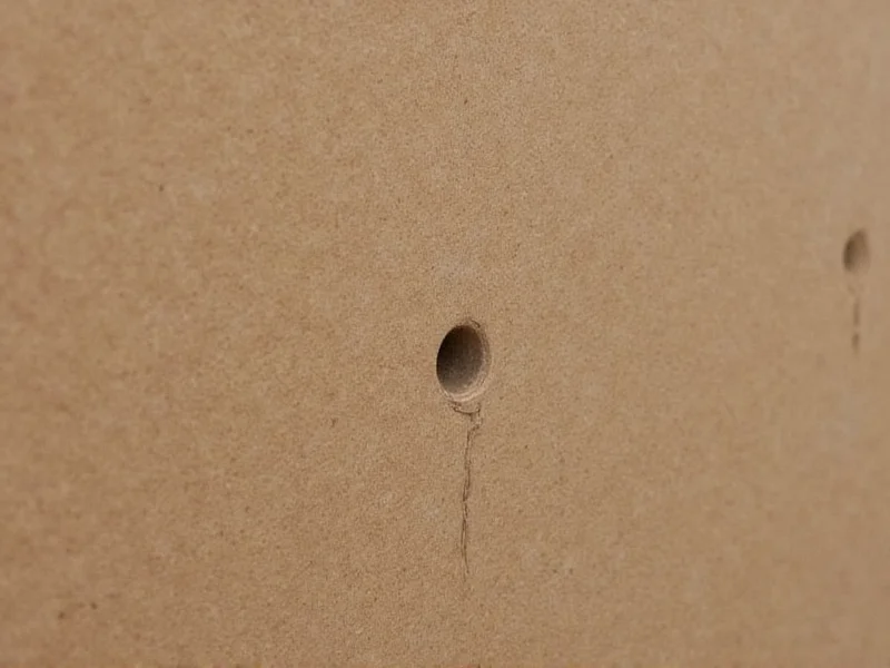 Close-up of ventilation holes drilled in compost bin walls