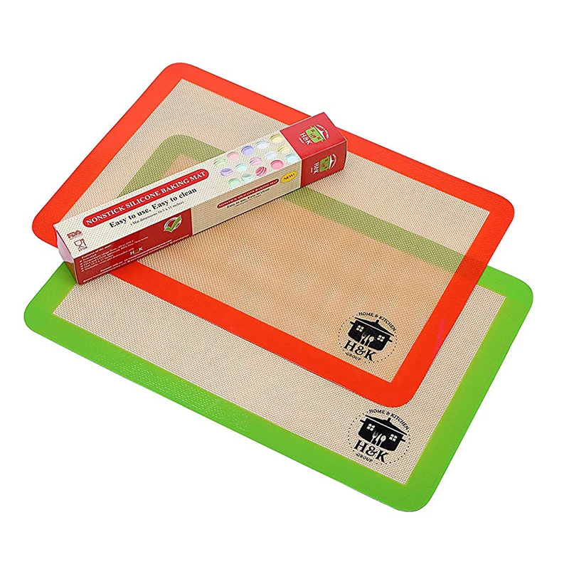 

Personalized Custom Extra Large Bpa Free Food Kitchen Nonstick Macaron Non Slip Silicone Baking Mat Sheet Set, Any colors, like red, white