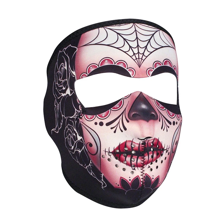 OEM Custom Adult Unisex Neoprene Full cycling halloween protective Face Mask Protector for Skiing, Snowboarding Motorcycling