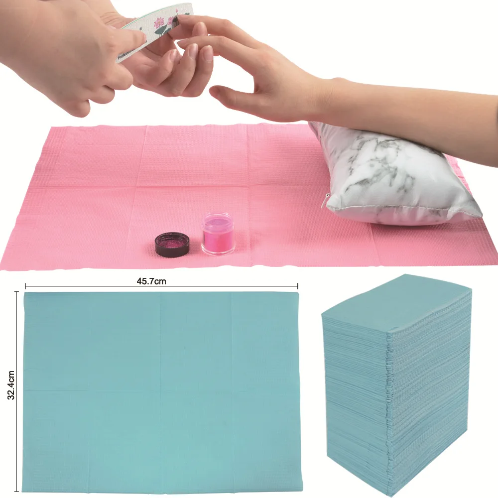 

Wholesale 125pcs Disposable Tattoo Cleaning Gasket Composite Film Tattoo Tablecloth, 4color