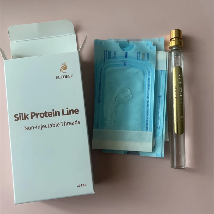 

Protein Lifting Line Skin Anti-Wrinkle V-face Absorbable Collagen Silk Thread Firming Facial Contours Fade Fine Lines f