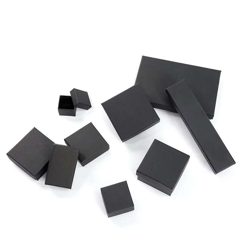 

Drawer Boxes Wholesale Zipper with Handle for Men Logo Luxury Custom Gift Paper Jewelry Packaging Box, Black