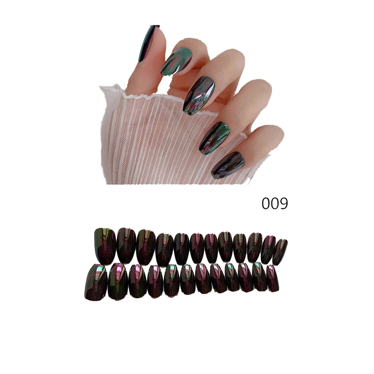 

2021 New Style Wholesale Designed Press Nails nail sticker Removable nail patch free makeup samples