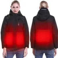 

men and women winter clothing Intelligent clothes padded cotton USB electrically heated jacket warm charging cotton coat