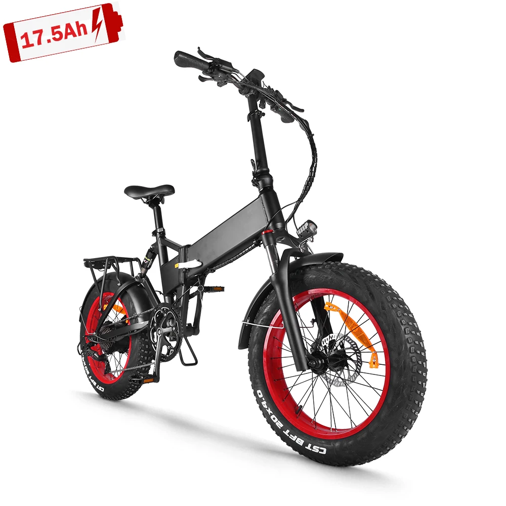 

Accomile europen warehouse 20inch 48V 750w BaFang rear hub motor ebike foldable fat tire bike for adult electric bikes, Customize