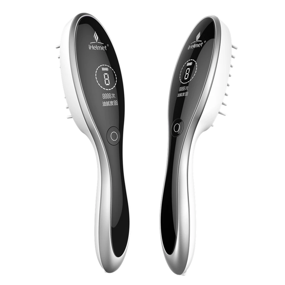 

2021 Hot selling LED laser massage hair growth comb for home, Pink , white, black