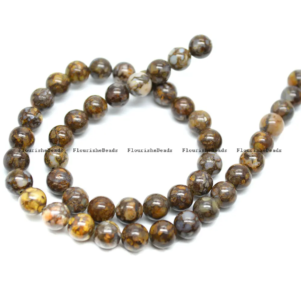 

Natural Brown Opal Stone Round Loose Beads Wholesale Beads supplier