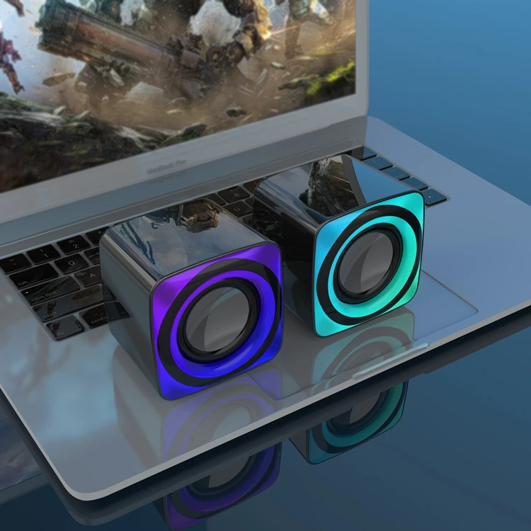 Desktop Audio Multimedia USB 2.0 Wired Mini Computer Speakers - ANKUX.COM