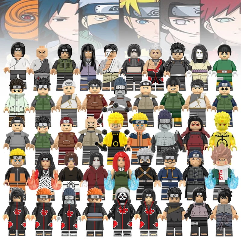 

Japanese Anime KDL Model Uchiha Yakushi Kabuto Zetsu Mini Building Block Bricks Figures Smart Toys For Kids