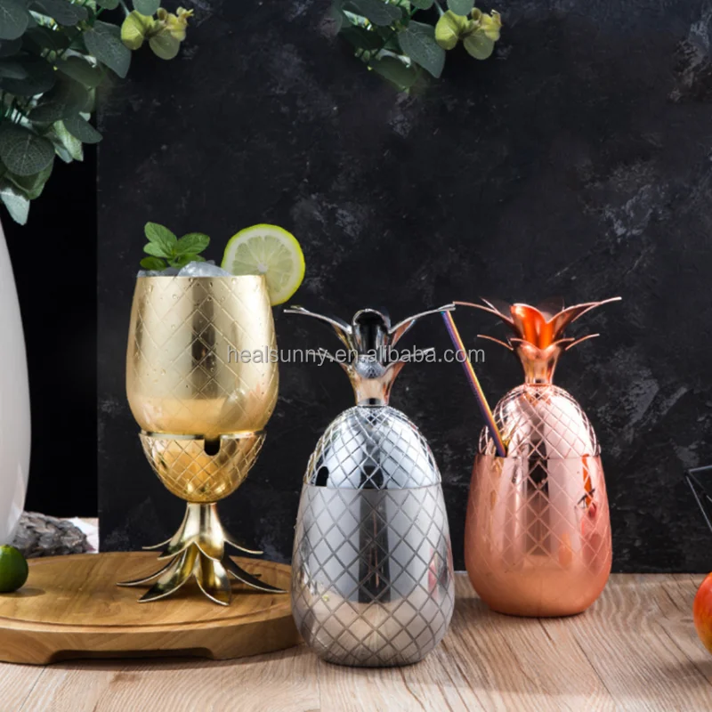 

High Quality Copper Stainless Steel Cocktail Mug Beer Drinking Cups 550ml, As pic