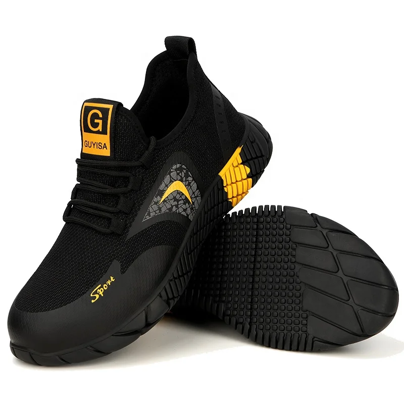 

GUYISA Factory price processing stock safety shoes can be quickly delivered to site work steel toe safety shoes