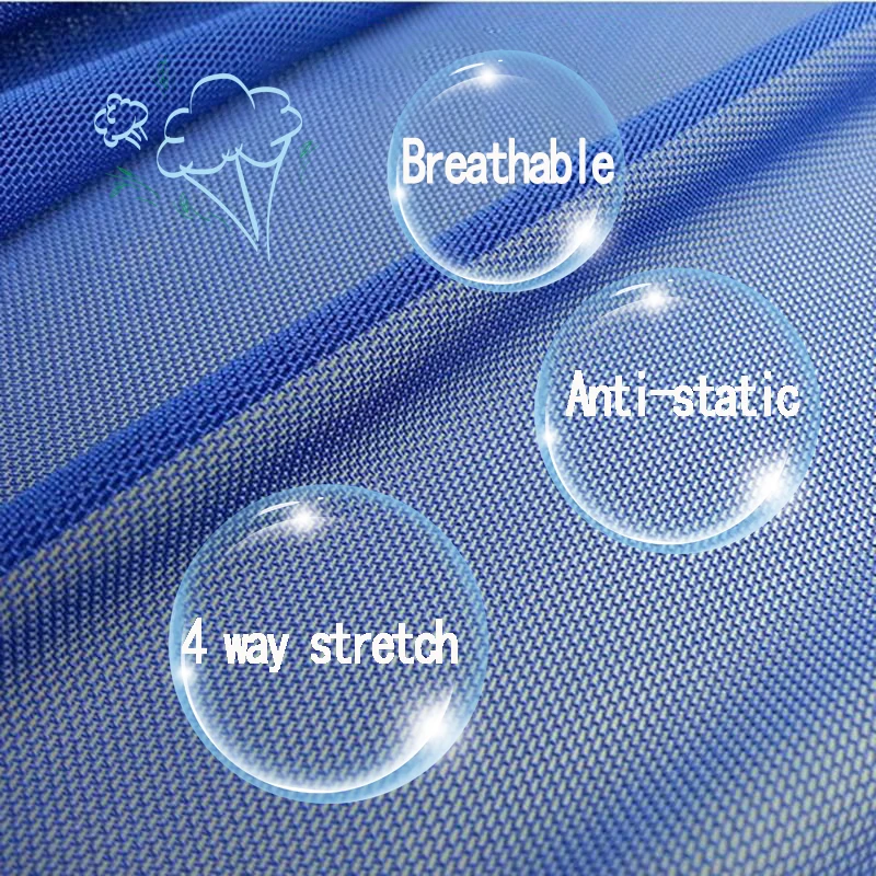 93% Nylon 7% Spandex 4 way Stretch Mesh Fabric for Underwear