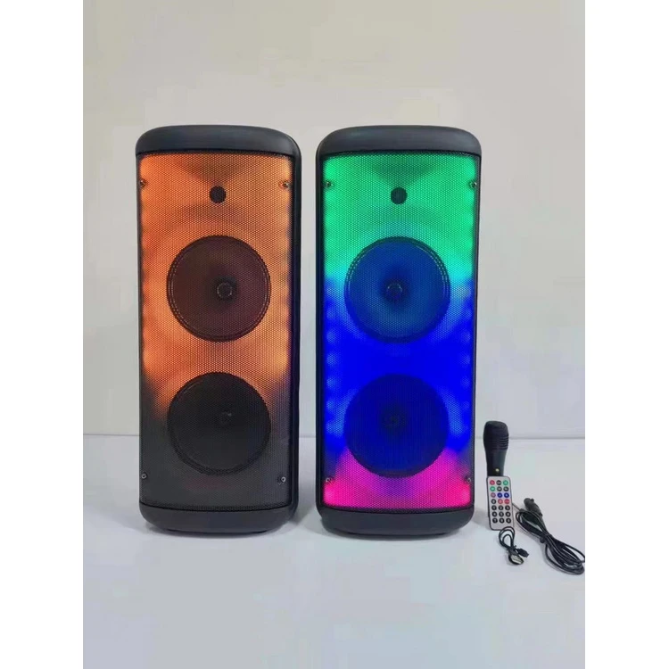 

RX-8252 New Portable Wireless Speaker Double 8inch Horn Speaker Big Stereo Speaker With Microphone