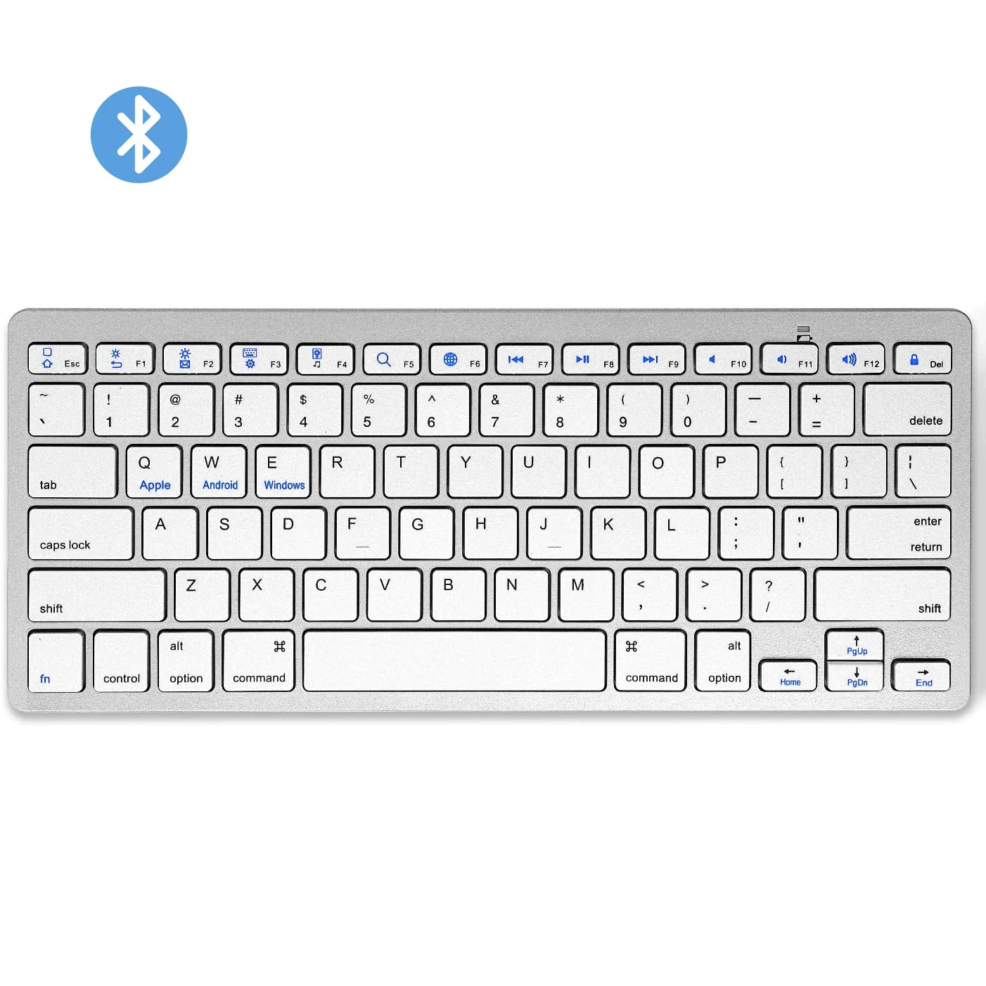 

Bluetooth Keyboard American layout Ultra Slim Wireless Keyboard Compact Low Noise Wireless mini Keyboard for ios windows android