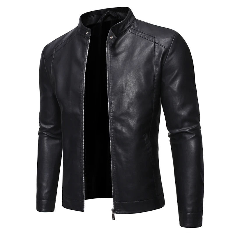 

New Autumn And Winter High Quality Fashion formal wear Coat Leather Jacket for Men