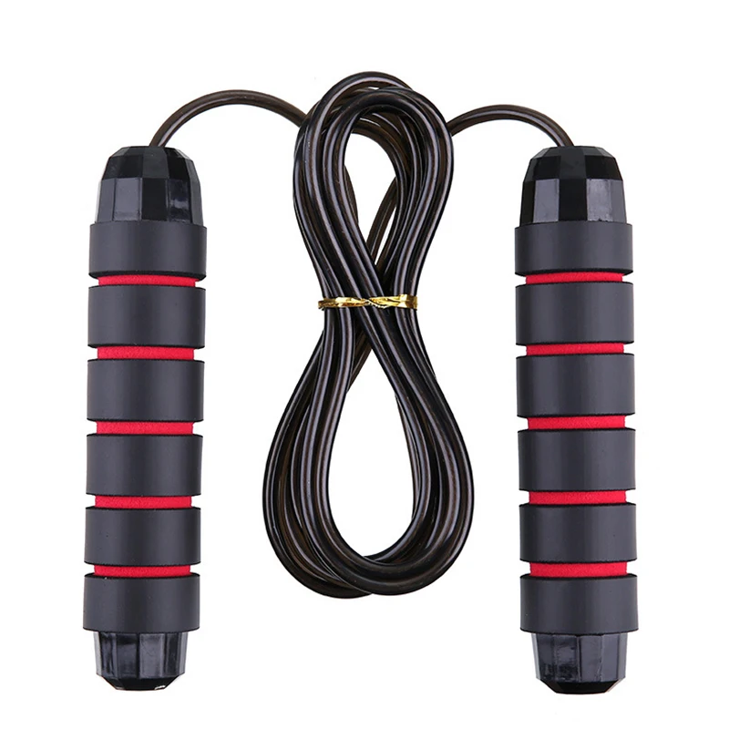 

RealFun hot sale Amazon Instock Skipping Ropes Exercise Fitness PVC Weighted Jump Rope for everyone, Black blue red green