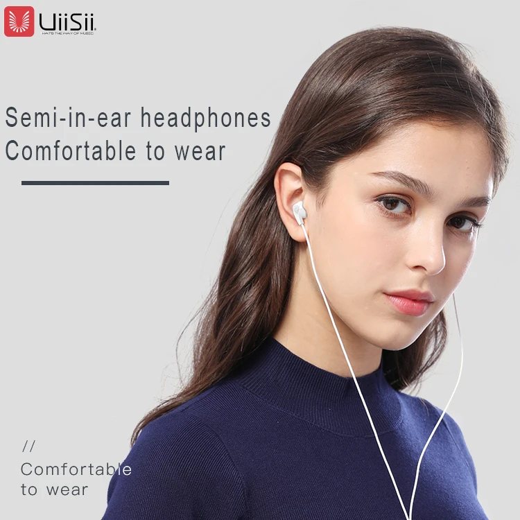 UiiSii C1 Earbuds Stereo Noise Isolating in Ear Wired Type-C Interface Wired Headset