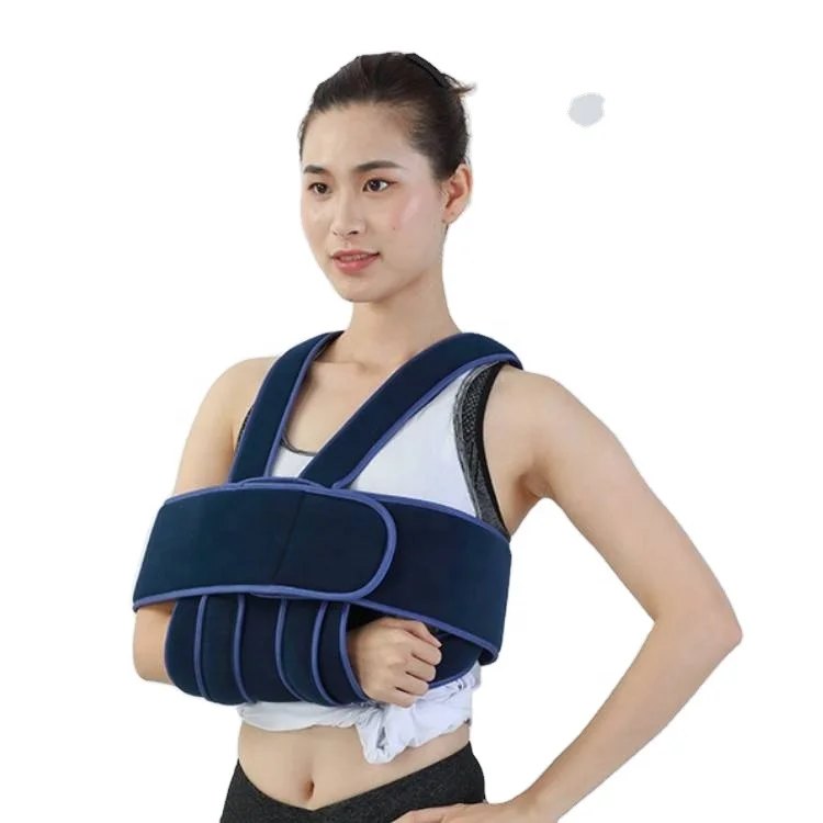 

Adjustable Medical Arm Sling Shoulder Immobilizer Can Be Used During Sleep for Broken Fractured Bones Dislocation Sprains, Blue/red/black or customized color