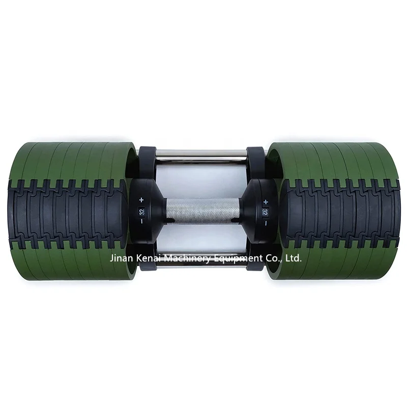 

Wholesale new design 32kg barbell adjustable dumbbell for exercise weights, Balck