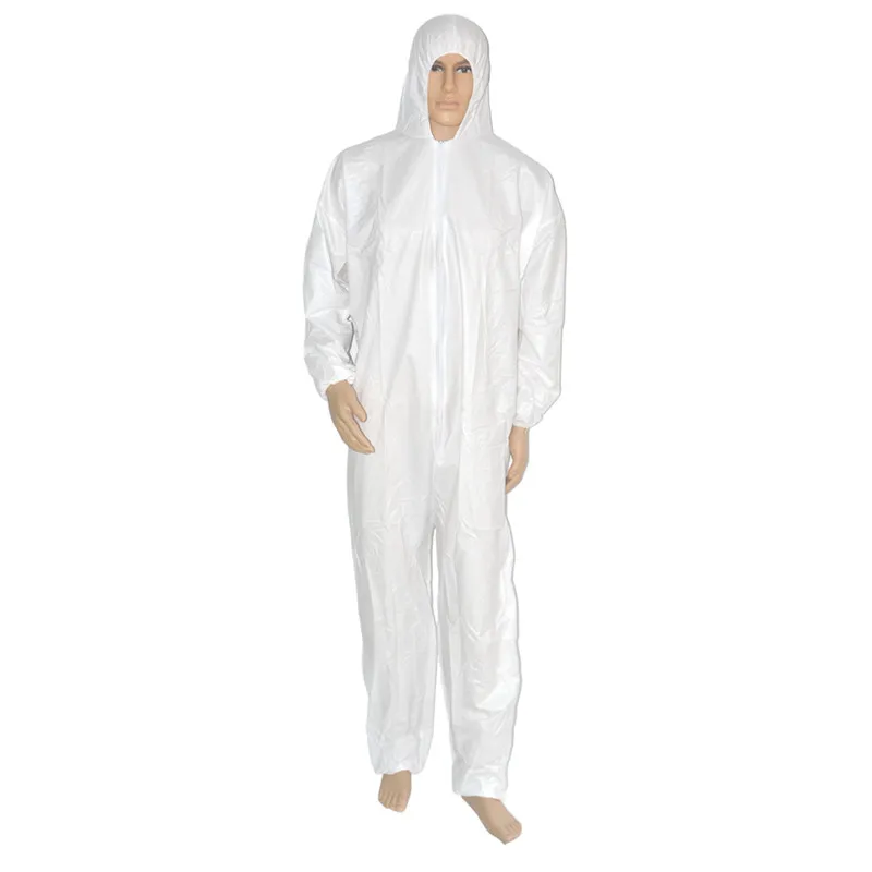 Disposable Microporous Protection Suit Coverall Full Body Protective ...