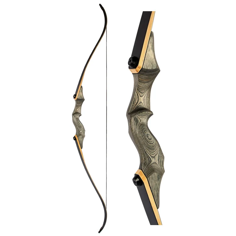 

JUNXING 110 wooden handle archery recurve traditional fitness bow