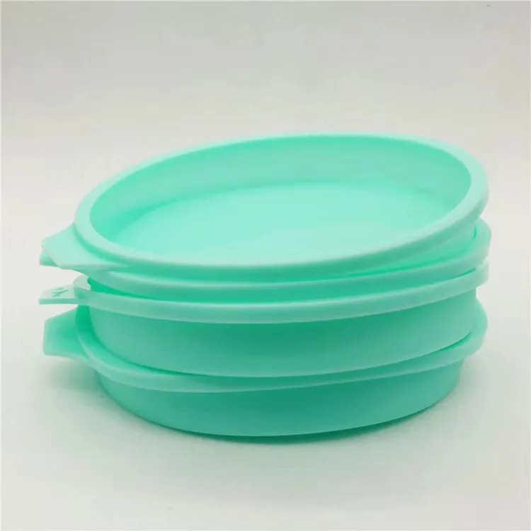 

4 "6" 8 "round tiered rainbow mousse silicone mold cake tin cookie kitchen baking tool, White