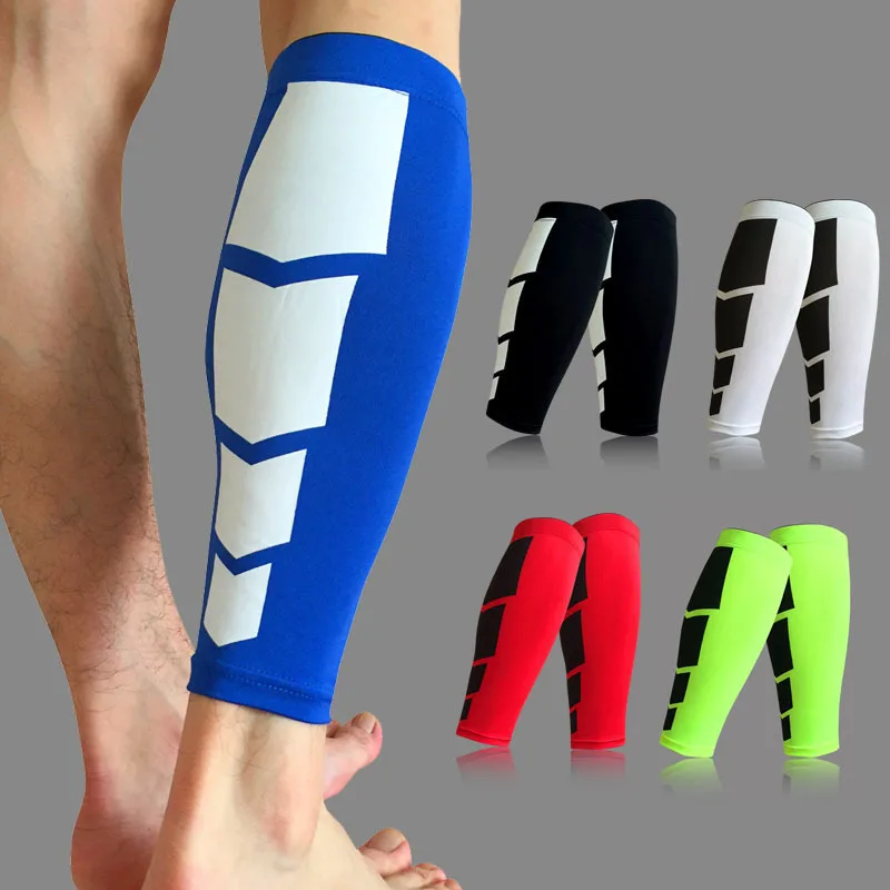 

New Medical Calf Sleeves Multi-colors Relief Calf Pain Shin Splints Leg Support Calf Compression Sleeve, Black/blue/red/green/red/white
