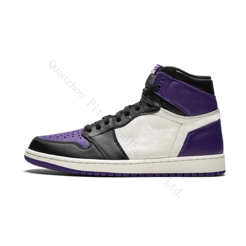 

Jardon 1 Retro High Court Purples men's women's fashion casual sports basketball running zapatillas zapatos shoes sneakers