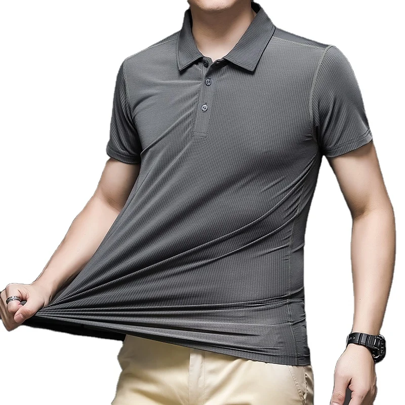

men apparel casual printed blank custom wholesale color polo shirt knitted