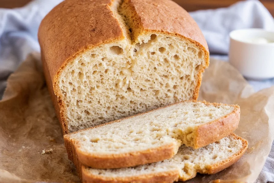 Step-by-step visual guide showing cinnamon sugar mixture being sprinkled over rolled sourdough dough before shaping into a loaf