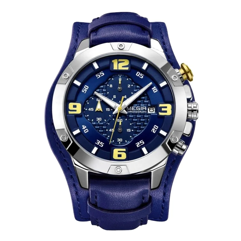 

Megir brand colorful reloj hot selling watch luxury, 3 colors