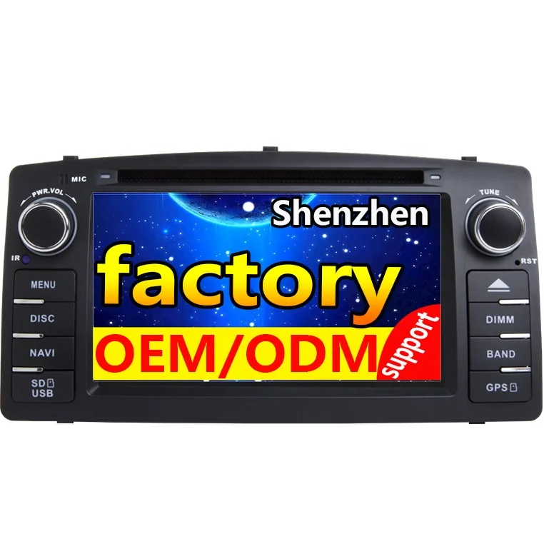 Android 9.0 DSP Car DVD Player For Toyota Corolla E120 BYD F3 2 Din Car Multimedia Stereo GPS AutoRadio Navigation 8Core 4GB 64G