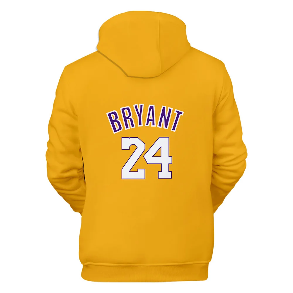 Kobe Bryant Lakers 24 Hoodies Pullover Casual Fashion Herren Damen Sweatshirts Hip Hop Streetwear Hoodies Kobe Bryant Hoodies