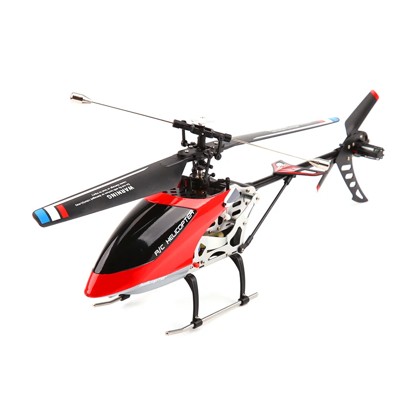 

HOSHI Wltoys XK V912-A RC Helicopter 2.4G 4CH with Led Light RC Drone Dual Motor Indoor Toys for Kids Children Gifts New, Red