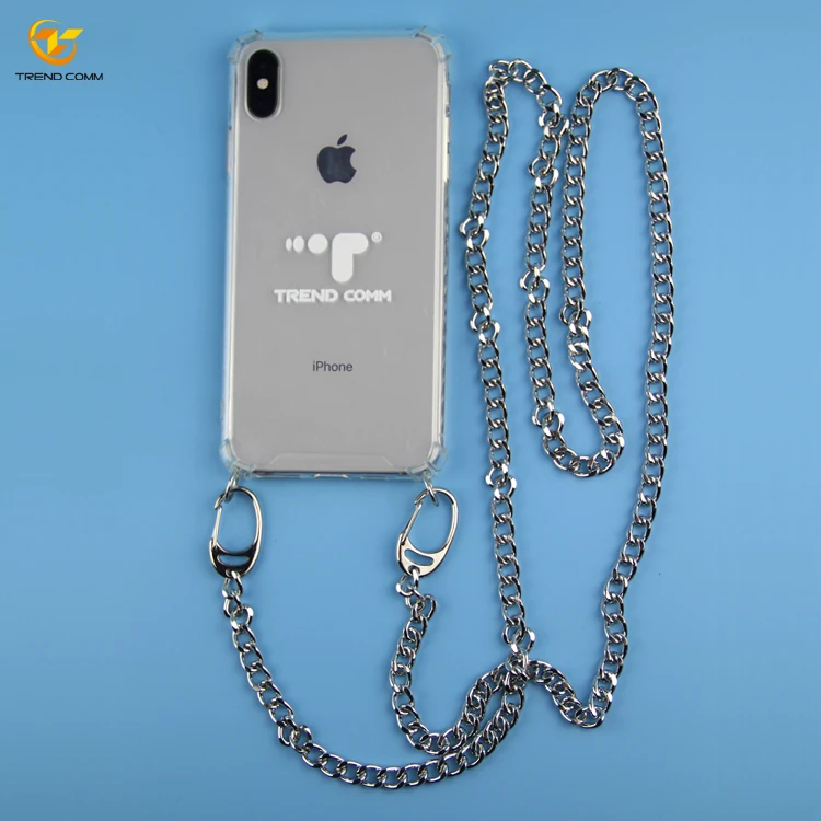 

Transparent Phone Case For IPhone XS MAX Case With Strap