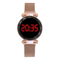 

China Factory Hot Fashion Women magnetic watch Strap Lucky Touch Screen Wrist Watch YW35