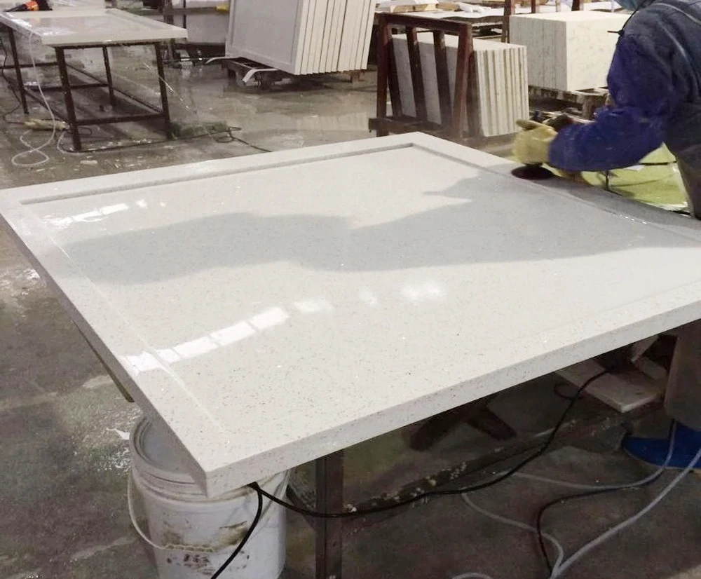 White Mirror Fleck Quartz Stone Countertop,Starlight Quartz Stone With Mirror Buy White Mirror