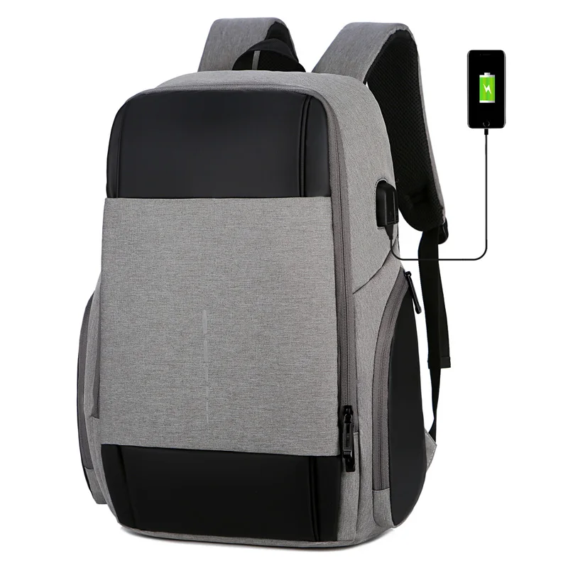 

OEM ODM Custom Mens Women Durable Smart Anti Theft 16 Inches Laptop Backpack With Usb Port, Black,grey