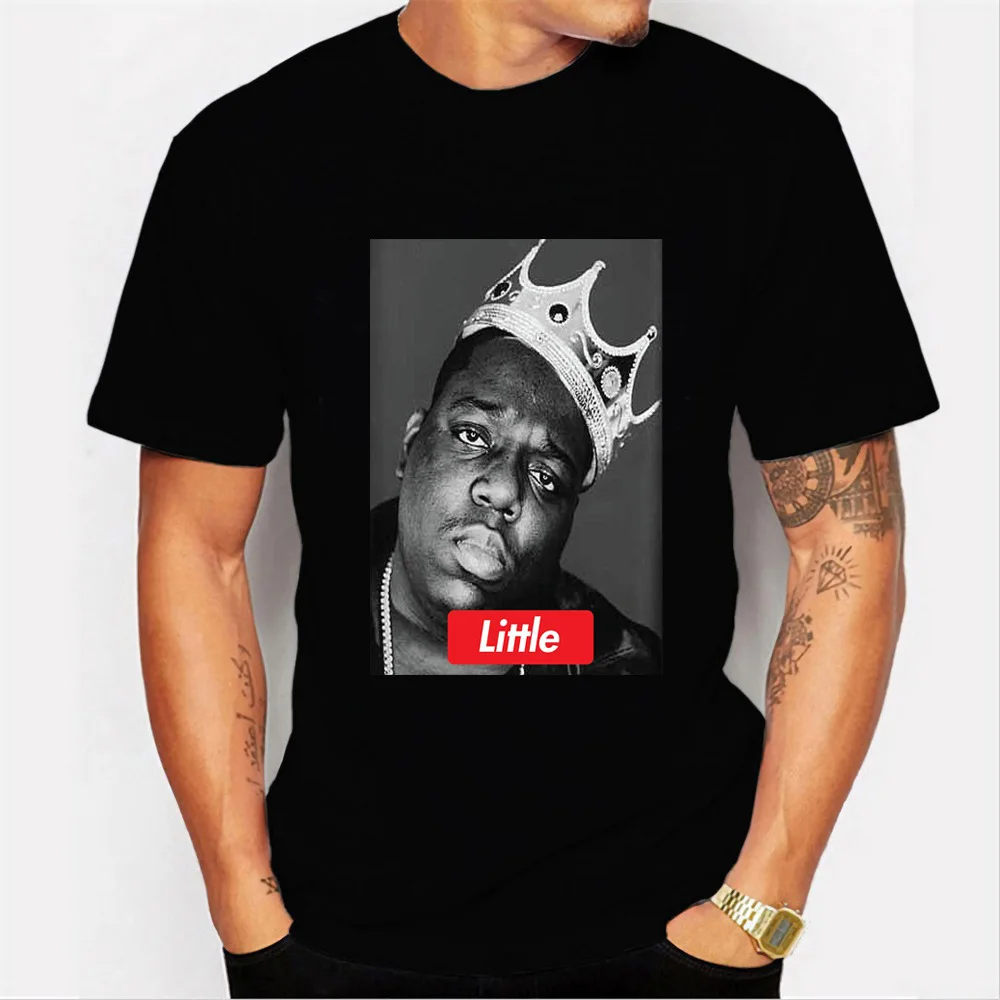 

Harajuku Biggie Smalls T- Shirt Men Hip Hop Streetwear Biggie Smalls Vintage T Shirt Casual Short Sleeve Tee Shirts, Shown