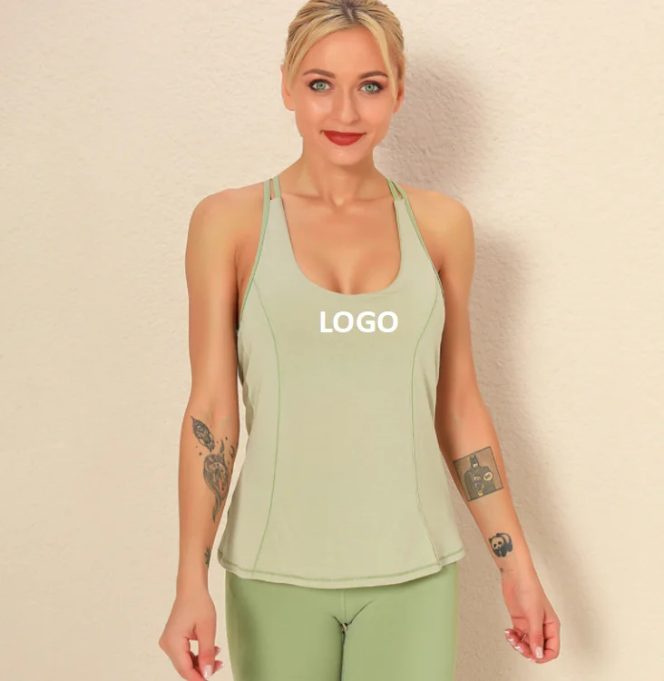 

Best Selling 2021 Sports Tight Fitness Yoga Tank Tops Ladies Gym Shockproof Bra Wear Comfortable Running Apparel