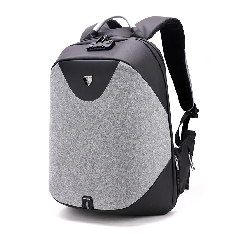 

SB139 Outdoor Male Computer Anti-Theft Backpack Plush Middle School Student Schoolbag With Charging