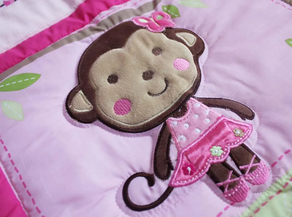 
100% cotton custom printed 3d baby bedding set 