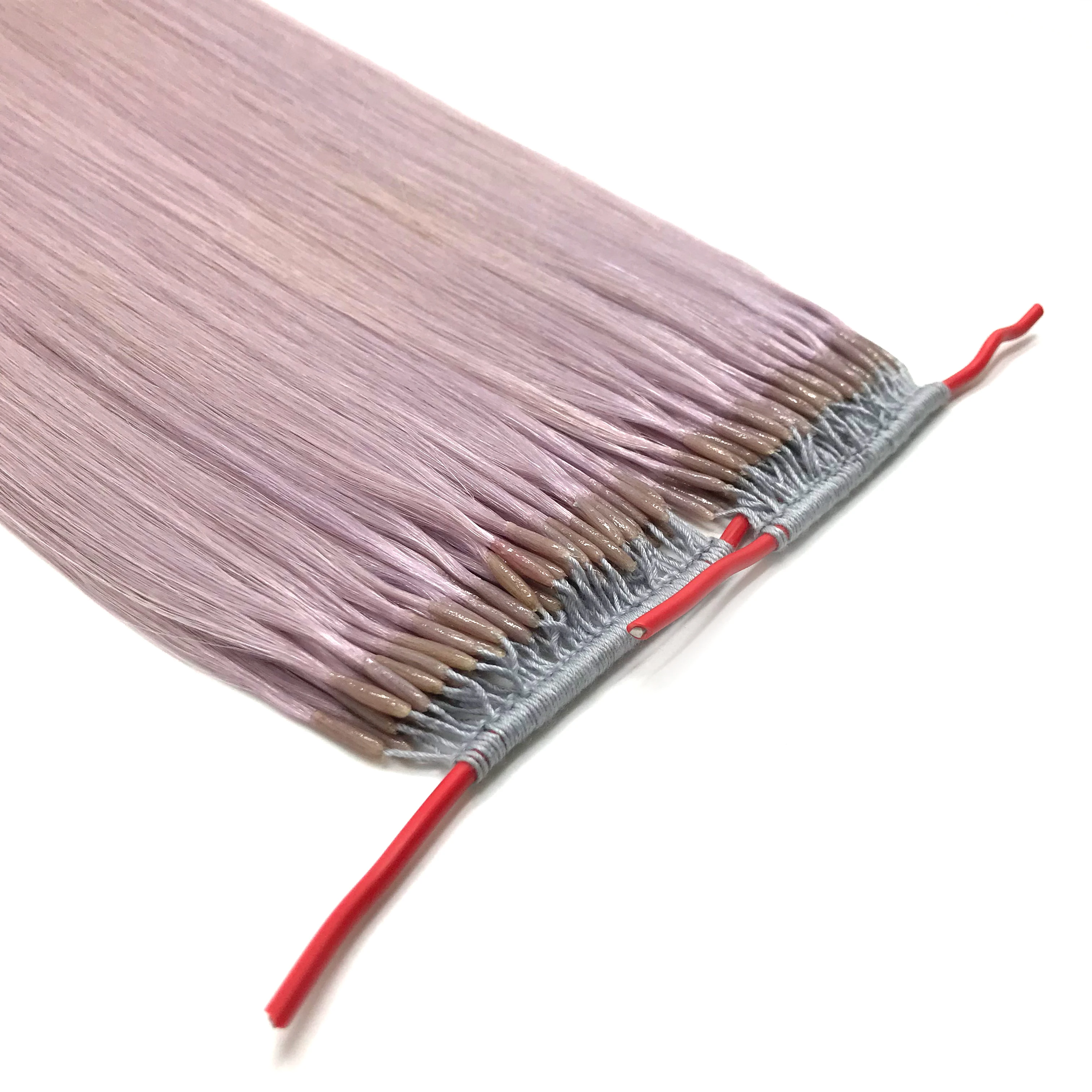 

2021 HOT S selling Wholesale Korea Knotted cotton Thread Hair Weaving hair extensions, Natural color #1b