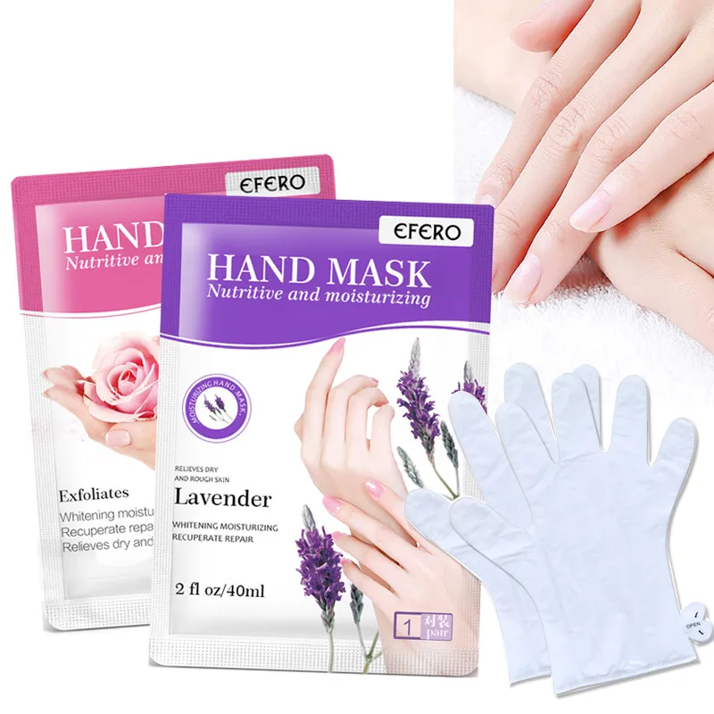 

Private label Moisturizing Whitening organic exfoliating sheet peeling hand mask gloves