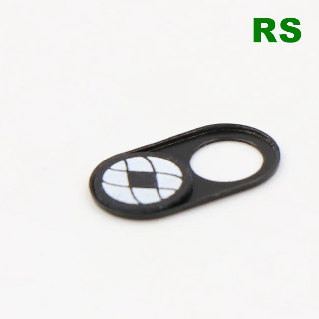 

Logo Printed Laptop Webcam Cover Privacy Slider Cover, Black/silver