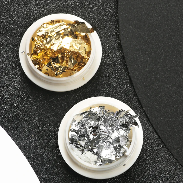 

Gold Sliver Aluminum Paper Nail Sticker Decoration Art Foil Rhinestones Nail Art Gold Foil Paper Nail Art Gold Foll Paper