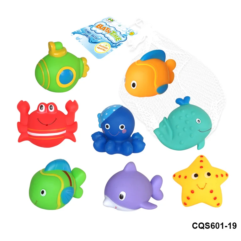 bath toys sea animals