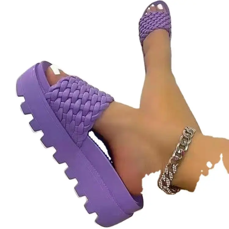 

New Factory direct sales high quality sandals 2021 ladies sandals platform sandal, Customized color