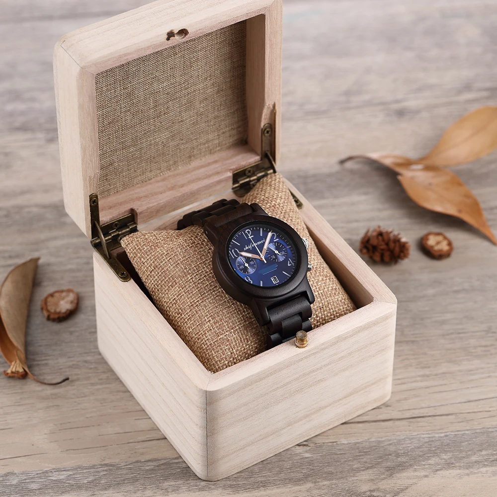 

shifenmei wood custom logo luxury wooden watch box