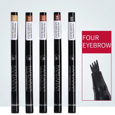 

Natural Four-head High Quality Eyebrow Pencil Waterproof Eyebrow Tattoo Pen